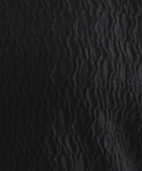 OPAQUE.CLIP(オペークドットクリップ)の「ふくれジャカードトップス【洗濯機洗い可】(Tシャツ/カットソー・レディース・ブラック/ベージュ/パープル/ホワイト・38/40)」の22枚目の写真
