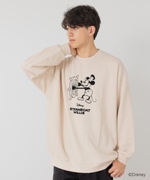 Disney（ディズニー）の「〈ディズニー〉フロッキープリント 裏毛トレーナー（スウェット）」