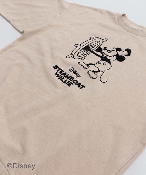 Disney(ディズニー)の「〈ディズニー〉フロッキープリント 裏毛トレーナー(スウェット・メンズ・オートミール/ピンク/グレー/クリーム・MEDIUM/LARGE)」の13枚目の写真