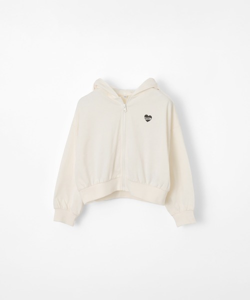 coca（coca）（コカ）の「キッズ　クマみみジップアップパーカー（パーカー・キッズ・ホワイト/ベージュ・150/140/130/120）」の20枚目の写真