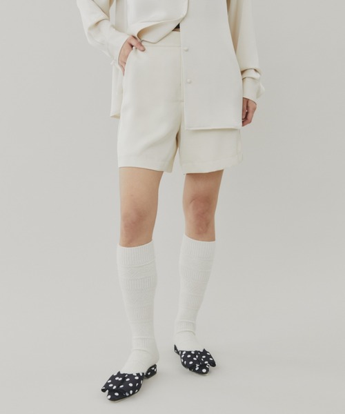 サテンショートパンツ/セットアップ（その他パンツ）｜FUULLY STUDIO