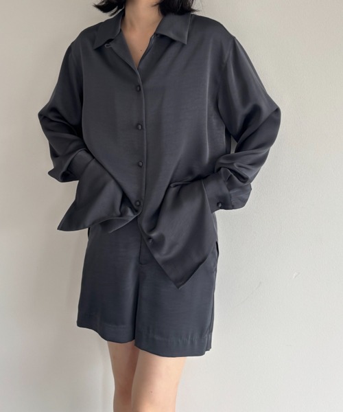 サテンショートパンツ/セットアップ（その他パンツ）｜FUULLY STUDIO