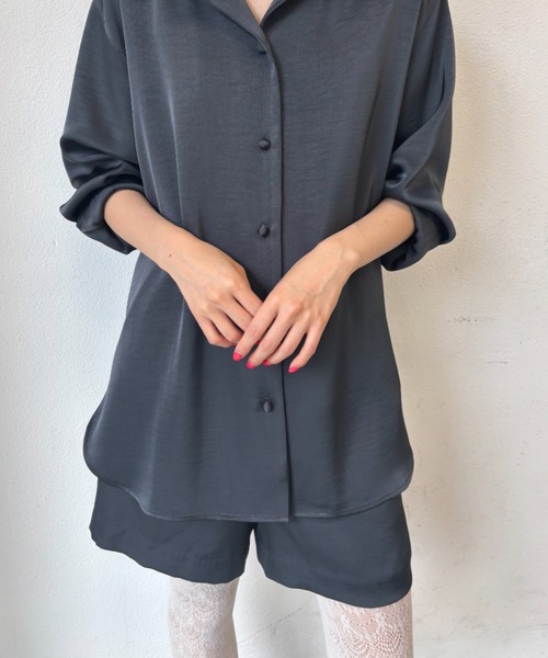 サテンショートパンツ/セットアップ（その他パンツ）｜FUULLY