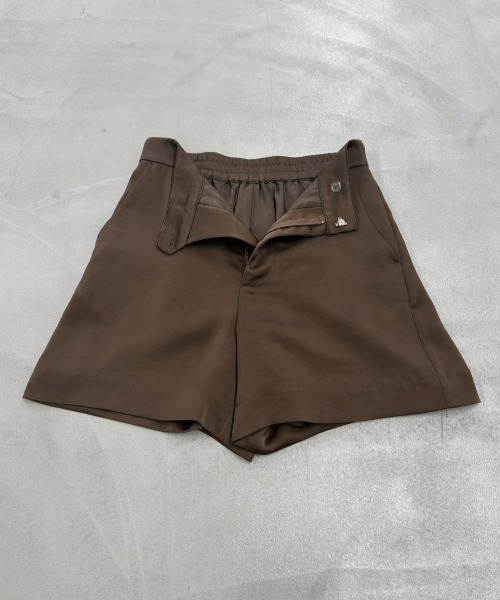 サテンショートパンツ/セットアップ（その他パンツ）｜FUULLY STUDIO