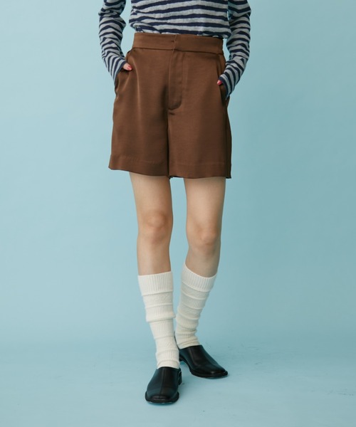 サテンショートパンツ/セットアップ（その他パンツ）｜FUULLY STUDIO