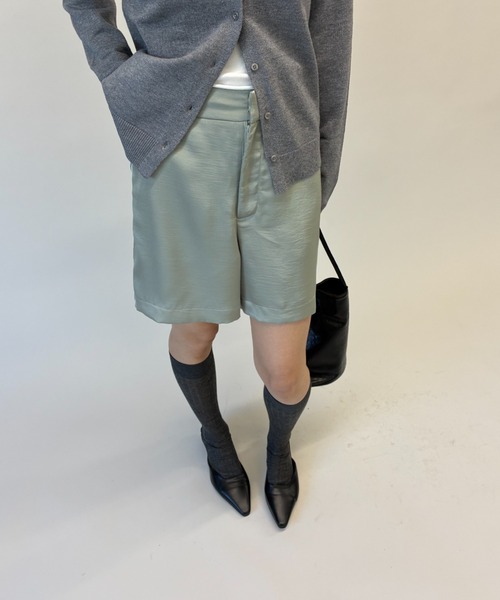 サテンショートパンツ/セットアップ（その他パンツ）｜FUULLY STUDIO