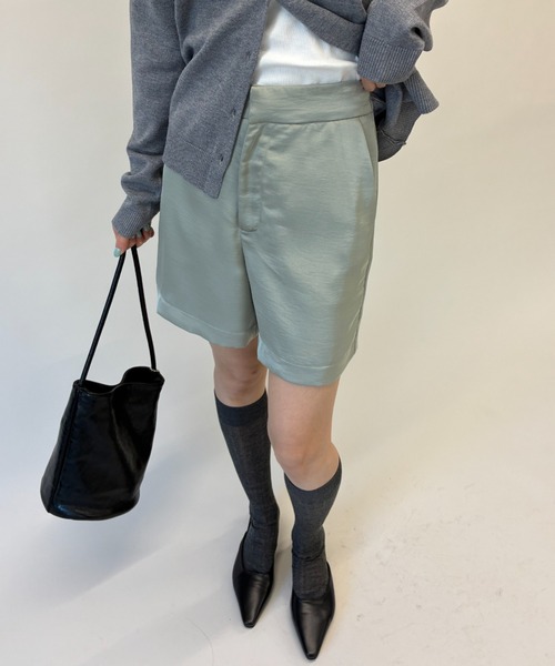 セール】サテンショートパンツ/セットアップ（その他パンツ）｜FUULLY