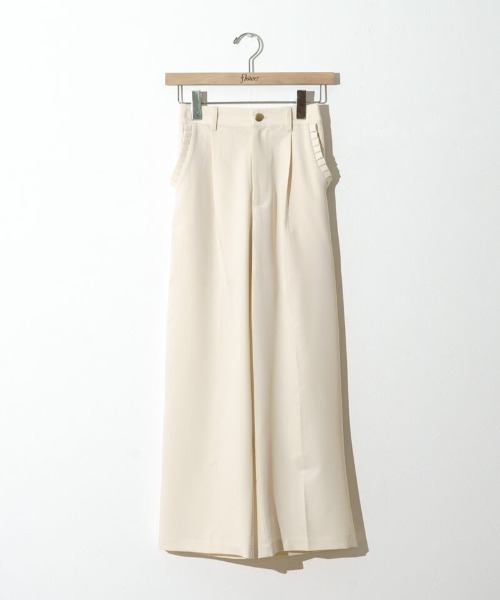 flower（フラワー）の「スモーキータックパンツ2（その他パンツ・レディース・ピンク/アイボリー・FREE）」の16枚目の写真