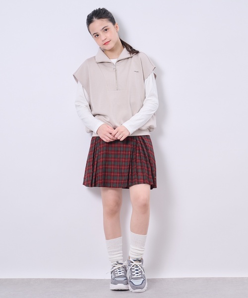 セール】ボタンプリーツスカパン（スカート）｜pom ponette junior