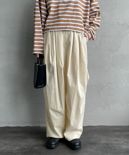 Mizuiro ind 未使用品　コーデュロイワイドカーゴパンツ セール】[mizuiro ind/ミズイロインド] 別注 コーデュロイ ワイド