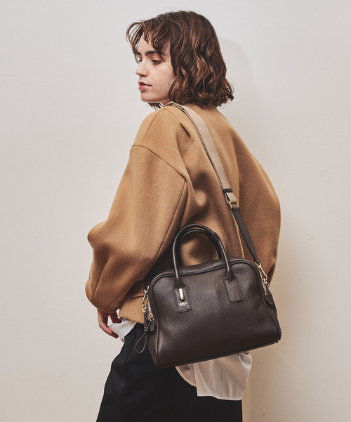 LOWELL things（ロウェル　シングス）の「Jaunt/レザー2WAYボストン（ボストンバッグ・レディース・イエロー/ブラウン/ブラック・フリー）」の5枚目の写真