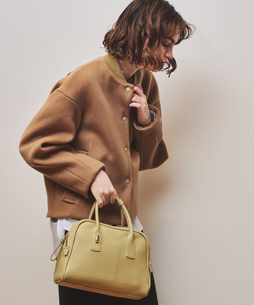 LOWELL things（ロウェル　シングス）の「Jaunt/レザー2WAYボストン（ボストンバッグ・レディース・イエロー/ブラウン/ブラック・フリー）」の11枚目の写真