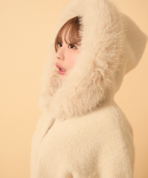 ファー付きロングコート（その他アウター）｜TITTY&CO.（ティ