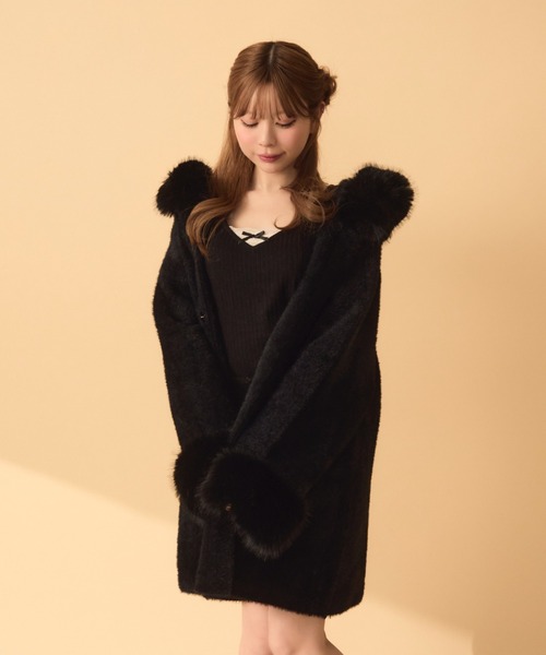 セール】ファー付きロングコート（その他アウター）｜TITTY&CO.（ティ