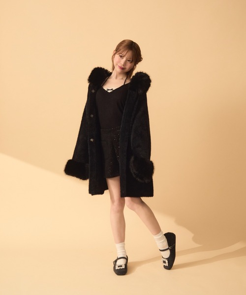 セール】ファー付きロングコート（その他アウター）｜TITTY&CO