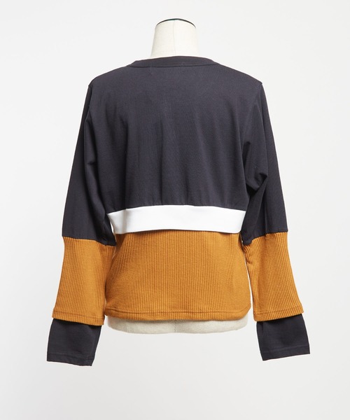 gomme（ゴム）の「コンビネーション　レイヤースリーブカーディガン（カーディガン/ボレロ・レディース・チャコール/ブラック/ネイビー・MEDIUM）」の21枚目の写真