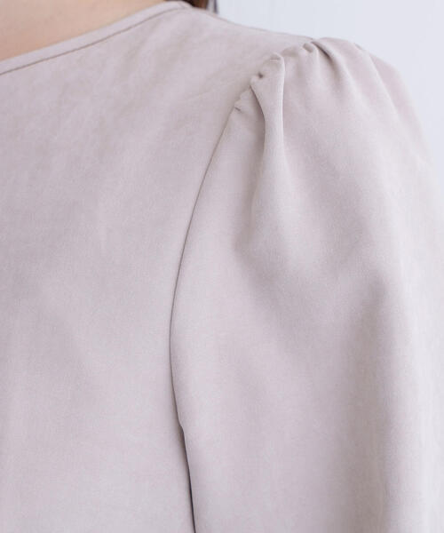 NATURAL BEAUTY BASIC(ナチュラルビューティーベーシック)の「◇バイカラーステッチワンピース(ワンピース・レディース・ベージュ系その他/ブルー系その他・SMALL/MEDIUM)」の14枚目の写真