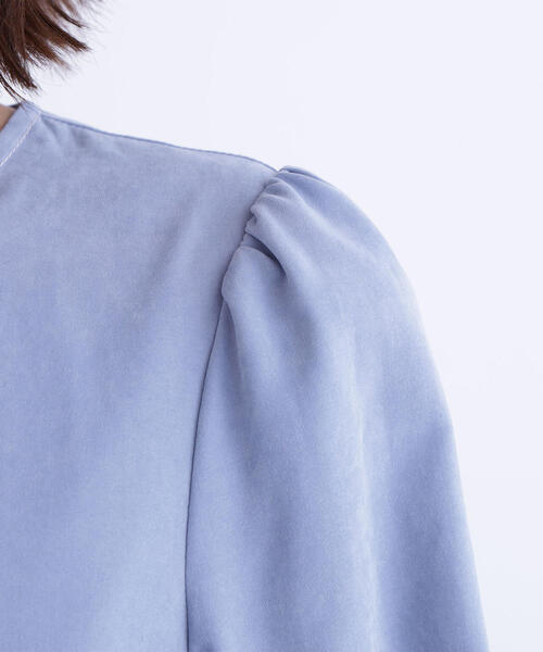 RANDY バイカラーステッチワンピース バイカラーステッチミニワンピース – Randy