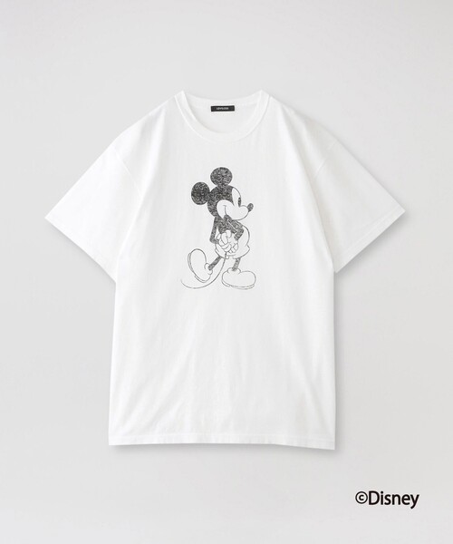 LOVELESS（ラブレス）の「【ミッキーマウス / LOVELESS限定】プリントTシャツ(バックスタイル)（Tシャツ/カットソー・メンズ・ブラック/ホワイト・XL/XXL）」の2枚目の写真