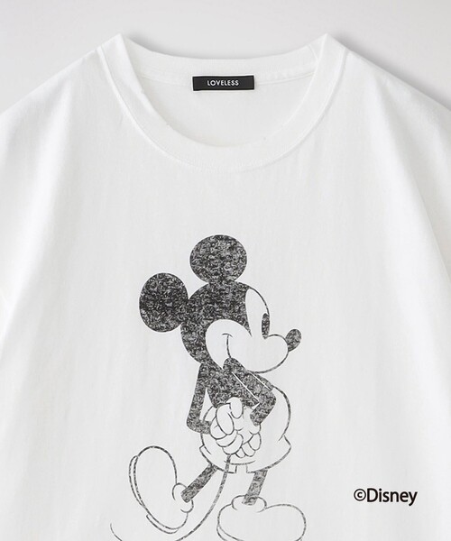 LOVELESS（ラブレス）の「【ミッキーマウス / LOVELESS限定】プリントTシャツ(バックスタイル)（Tシャツ/カットソー・メンズ・ブラック/ホワイト・XL/XXL）」の12枚目の写真