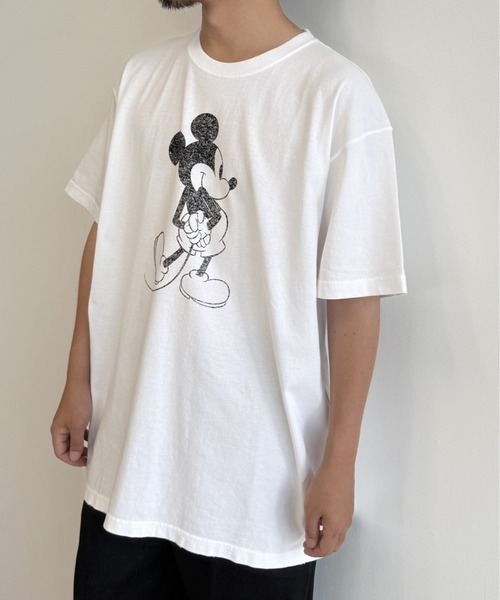 LOVELESS（ラブレス）の「【ミッキーマウス / LOVELESS限定】プリントTシャツ(バックスタイル)（Tシャツ/カットソー・メンズ・ブラック/ホワイト・XL/XXL）」の3枚目の写真