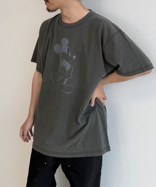 LOVELESS（ラブレス）の「【ミッキーマウス / LOVELESS限定】プリントTシャツ(バックスタイル)（Tシャツ/カットソー・メンズ・ブラック/ホワイト・XL/XXL）」の5枚目の写真