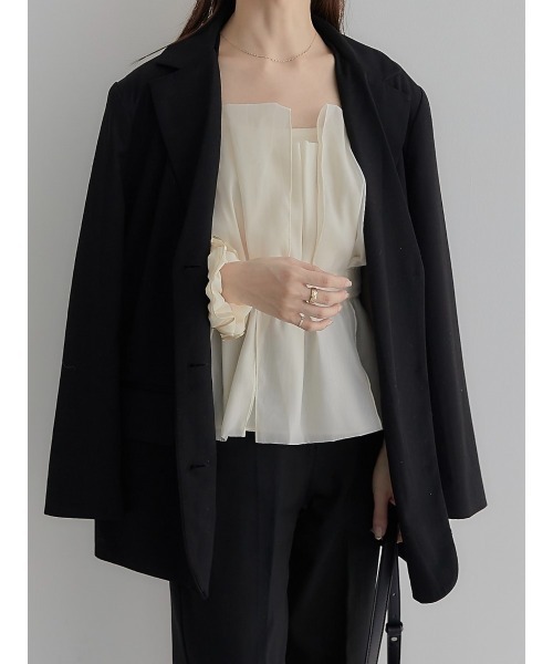 amel(エイメル)の「チュールフリルビスチェ(シャツ/ブラウス・レディース・アイボリー・FREE)」の6枚目の写真