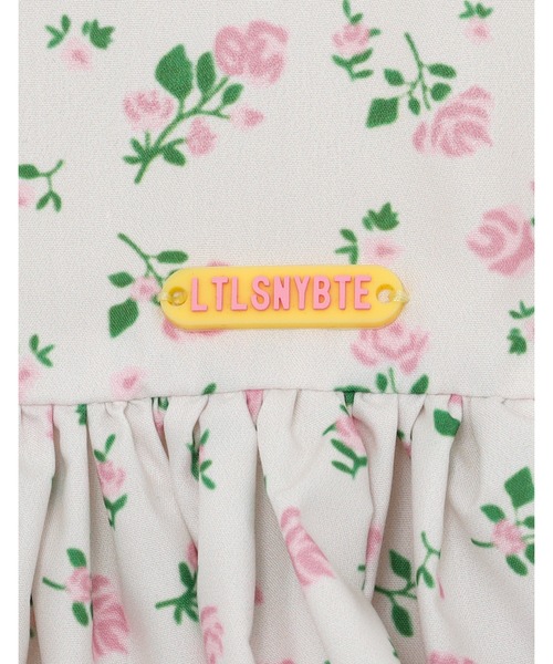 Little sunny bite（リトルサニーバイト）の「floral mini dress（Tシャツ/カットソー・レディース・ホワイト/ブラック/ピンク・SMALL/MEDIUM）」の5枚目の写真