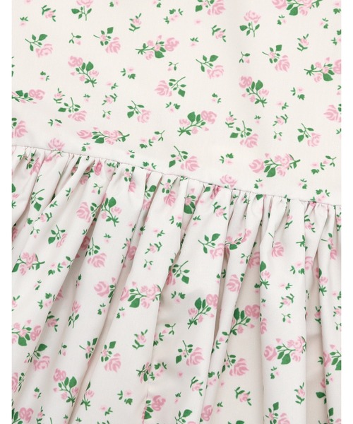 Little sunny bite（リトルサニーバイト）の「floral mini dress（Tシャツ/カットソー・レディース・ホワイト/ブラック/ピンク・SMALL/MEDIUM）」の6枚目の写真