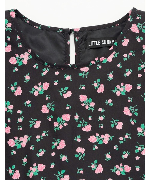 Little sunny bite（リトルサニーバイト）の「floral mini dress（Tシャツ/カットソー・レディース・ホワイト/ブラック/ピンク・SMALL/MEDIUM）」の12枚目の写真