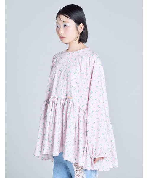 Little sunny bite（リトルサニーバイト）の「floral mini dress（Tシャツ/カットソー・レディース・ホワイト/ブラック/ピンク・SMALL/MEDIUM）」の21枚目の写真