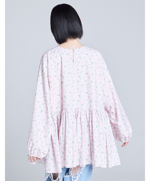 Little sunny bite（リトルサニーバイト）の「floral mini dress（Tシャツ/カットソー・レディース・ホワイト/ブラック/ピンク・SMALL/MEDIUM）」の22枚目の写真