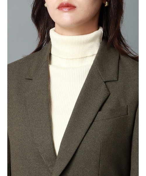 CIS.（シス）の「CIS． メタルボタンジャケット ウォッシャブル ポリエステル 無地（テーラードジャケット・レディース・カーキ/グレー・36(7号)/38(9号)/40(11号)）」の9枚目の写真