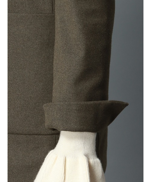 CIS.（シス）の「CIS． メタルボタンジャケット ウォッシャブル ポリエステル 無地（テーラードジャケット・レディース・カーキ/グレー・36(7号)/38(9号)/40(11号)）」の10枚目の写真