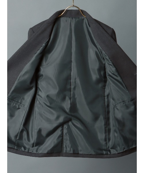 CIS.（シス）の「CIS． メタルボタンジャケット ウォッシャブル ポリエステル 無地（テーラードジャケット・レディース・カーキ/グレー・36(7号)/38(9号)/40(11号)）」の20枚目の写真