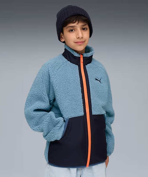 セール】PUMA/プーマ キッズ ジャケット ハイブリッド シェルパ