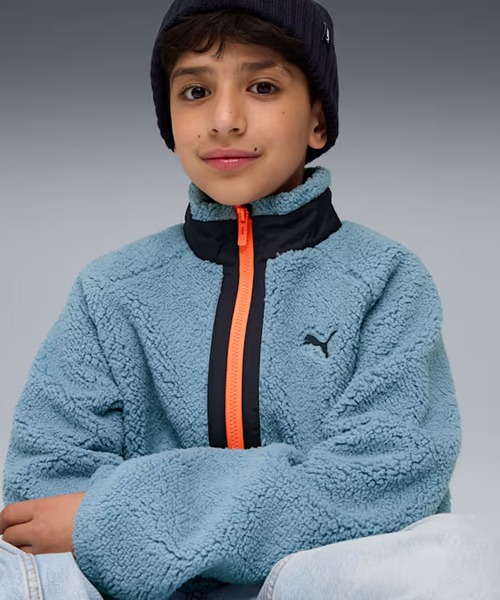 セール】PUMA/プーマ キッズ ジャケット ハイブリッド シェルパ