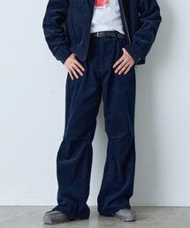 Kastane | 【UNISEX/2サイズ展開/SETUP対応】コーデュロイニータックパンツ(その他パンツ)
