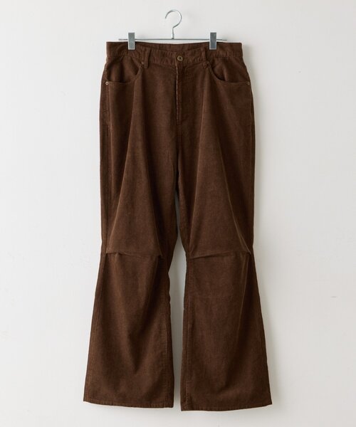 Kastane（カスタネ）の「【UNISEX/2サイズ展開/SETUP対応】コーデュロイニータックパンツ（その他パンツ・レディース・ブラウン/ネイビー・2/1）」の10枚目の写真