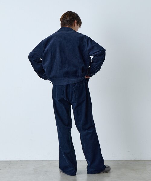 Kastane（カスタネ）の「【UNISEX/2サイズ展開/SETUP対応】コーデュロイニータックパンツ（その他パンツ・レディース・ブラウン/ネイビー・2/1）」の16枚目の写真