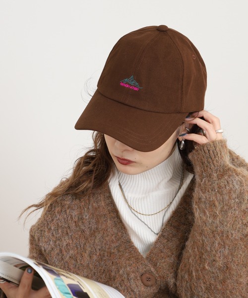 セール】ワンポイント刺繍 ロングバイザーキャップ（キャップ）｜Sense