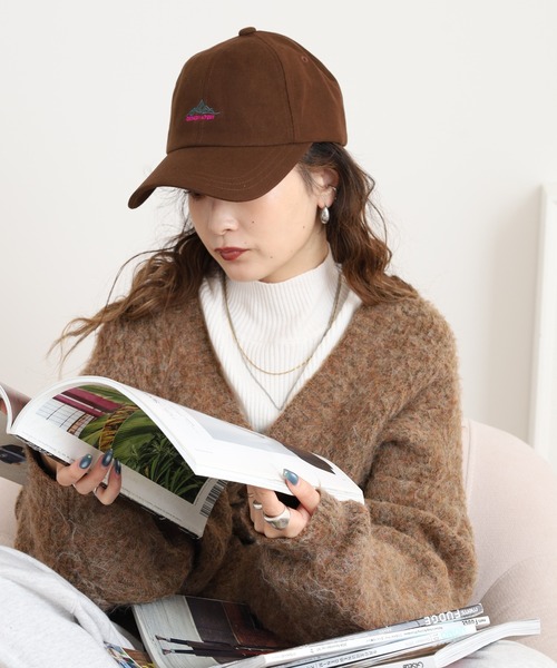 セール】ワンポイント刺繍 ロングバイザーキャップ（キャップ