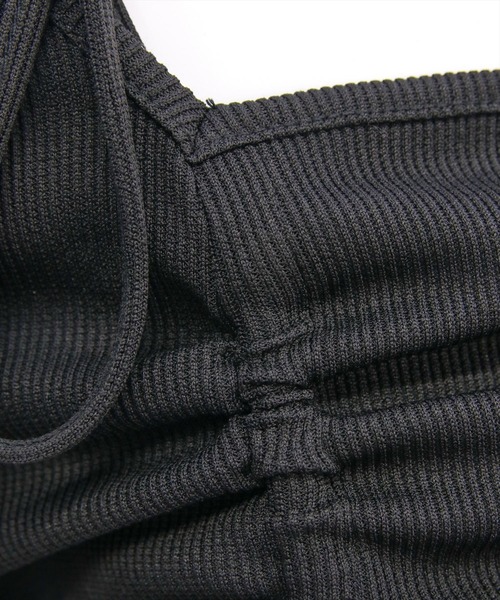 clear（クリア）の「ドロストリボン長袖カットソートップス［韓国ファッション カジュアル］≪AW新作≫（Tシャツ/カットソー・レディース・ブラウン/モカ/ブラック/アイボリー・F）」の9枚目の写真