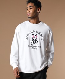 美品！希少！サイコバニー Psycho Bunny ビッグロゴ 長袖シャツ Psycho Bunny｜サイコバニーのTシャツ/カットソー（長袖）通販