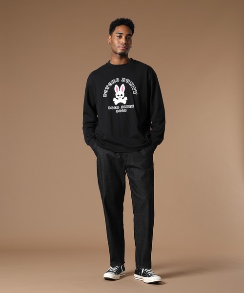 Psycho Bunny(サイコバニー)の「【20th Anniversary】アニバーサリーリミテッドエディション ロングスリーブTシャツ(Tシャツ/カットソー・メンズ・ブラック/ホワイト・SMALL/MEDIUM/LARGE/X-LARGE)」の15枚目の写真