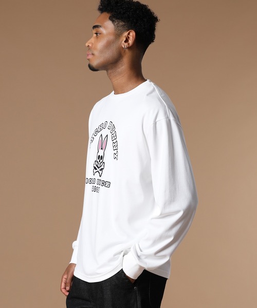 Psycho Bunny(サイコバニー)の「【20th Anniversary】アニバーサリーリミテッドエディション ロングスリーブTシャツ(Tシャツ/カットソー・メンズ・ブラック/ホワイト・SMALL/MEDIUM/LARGE/X-LARGE)」の3枚目の写真