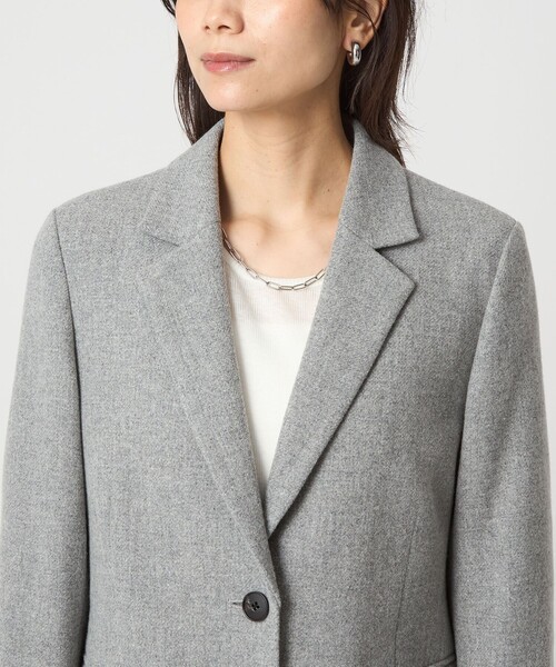 size SHORTあり］ウーリー テーラード ジャケット（テーラード