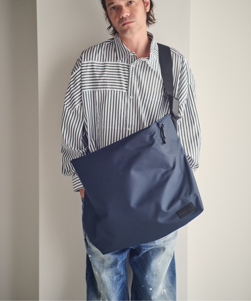 ADAM PATEK(アダムパテック)の「ADAMPATEK/water repellent shoulder big bag 2nd/撥水ショルダービッグバッグ(ショルダーバッグ・メンズ・ブラック/ネイビー/カーキ/グレー系・FREE)」の18枚目の写真