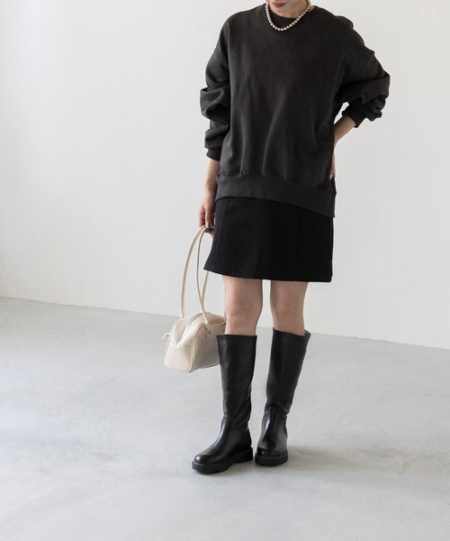 welleg(ウェレッグ)の「【 晴雨兼用 】ラウンドトゥ ロングブーツ(ブーツ・レディース・ブラック・S/M/L/LL)」の13枚目の写真