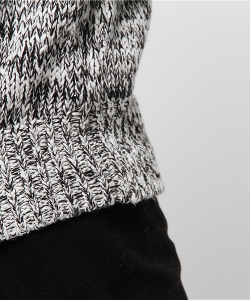 Sheta（シータ）の「スラブニットタートルPO（ニット/セーター・レディース・ブラック/ベージュ・FREE）」の8枚目の写真